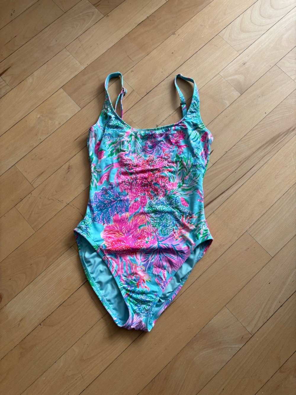 Lilly Pulitzer Brin One Piece Swimsuit Cay To My Heart size 0